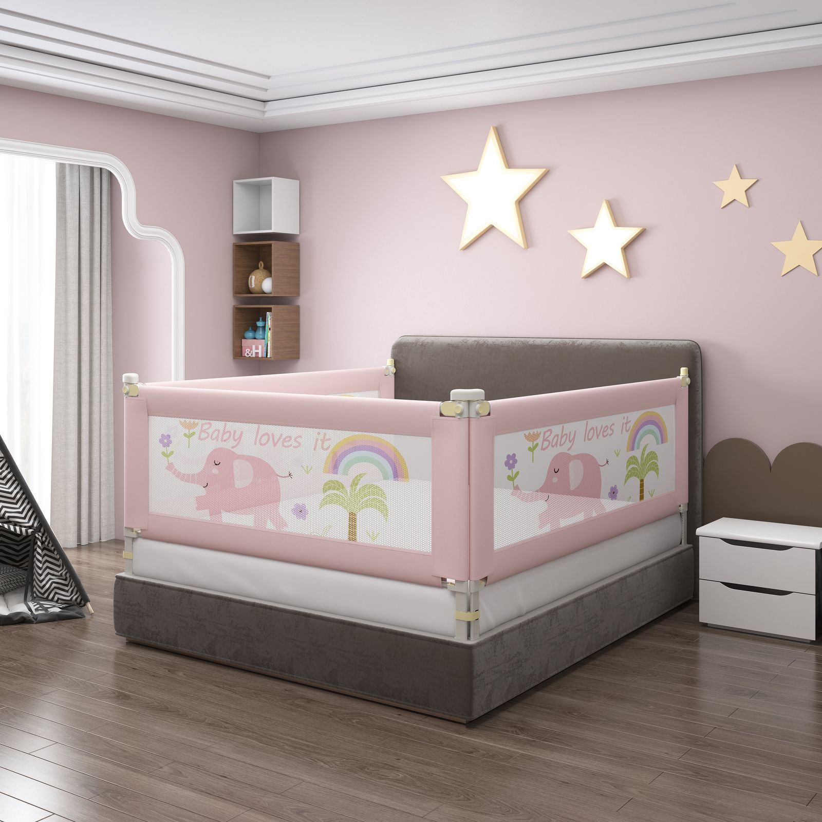 Baby Bed Rail Safety Guard view 2